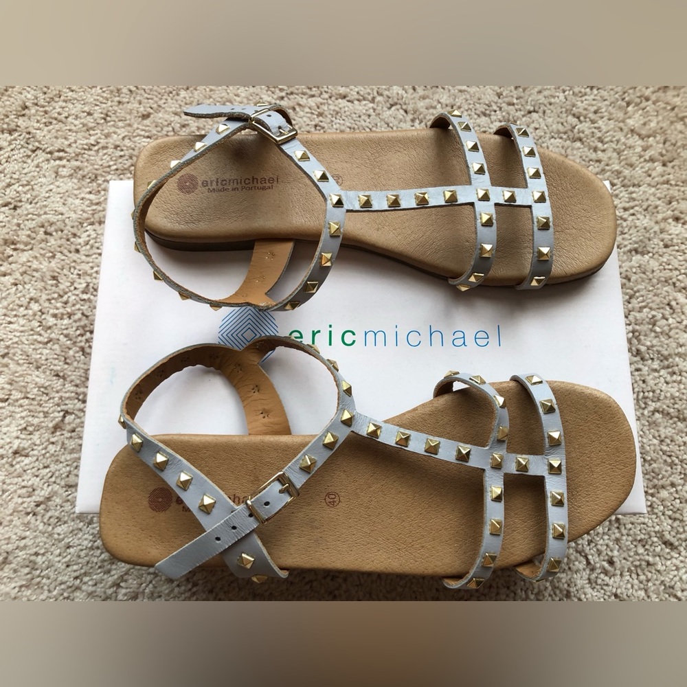 Eric Michael studded sandal- Brand New in Box, Diamond/Ana Sophia Style